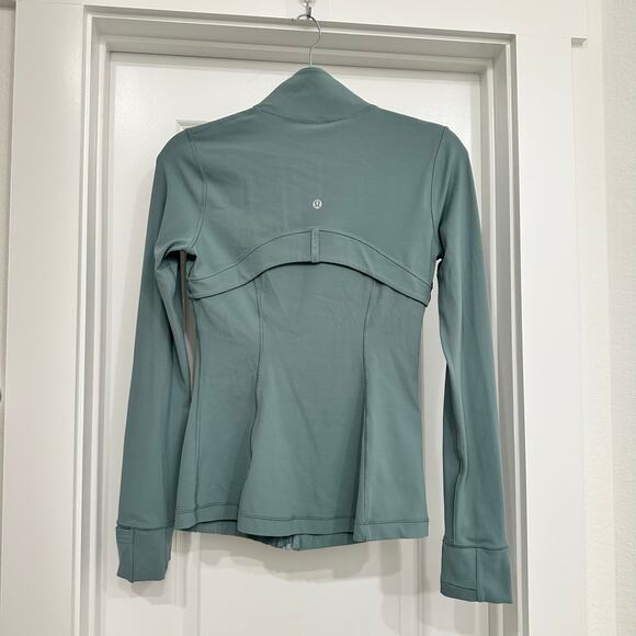 Lululemon Define Jacket *Nulu in Crater Blue Size 6 - Picture 2 of 6